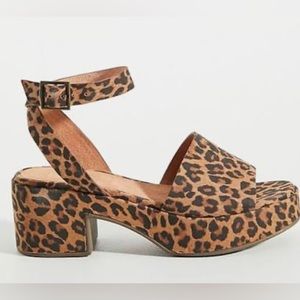 Seychelles platform animal print espadrille